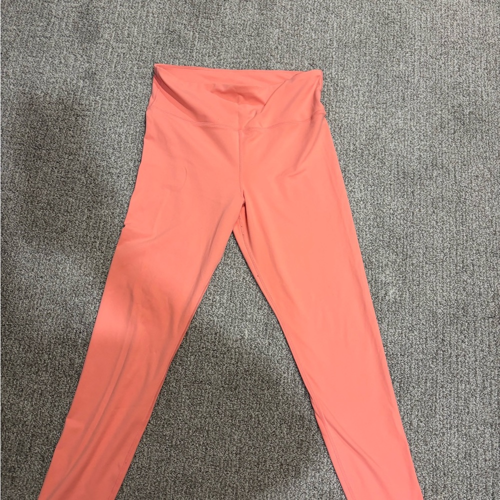 High-Waist Coral Active Leggings gap